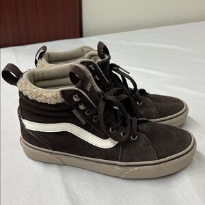 Vans Filmore brown suede winter sneakers